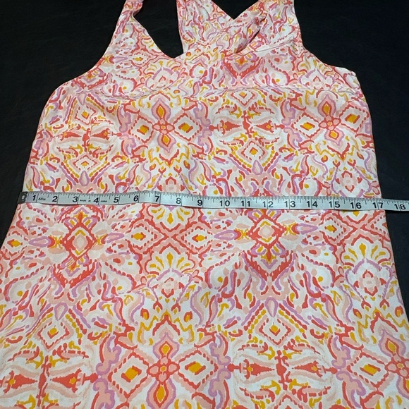 LOFT Vibrant Mini Dress with Crisscross back NWOT size Small - Picture 5 of 14